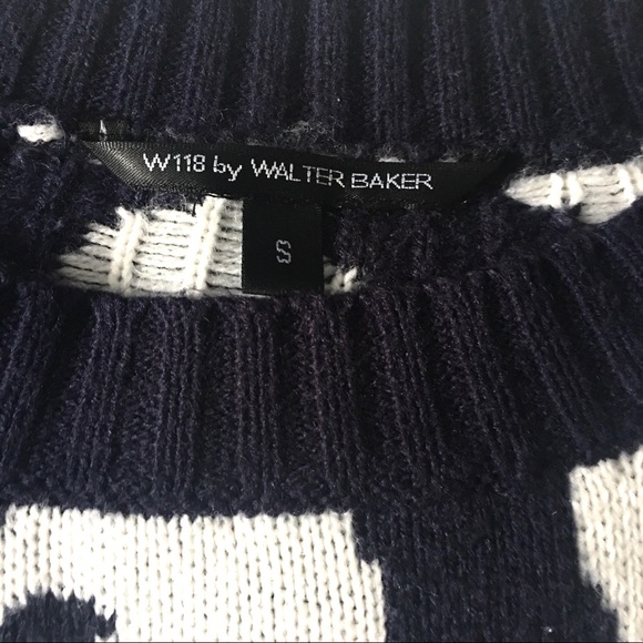 W118 by Walter Baker Zebra printed sweater small - Picture 11 of 12